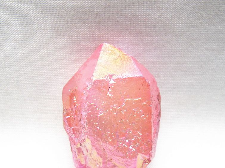 オーラクリスタル 原石 ローズピンク エレスチャル オーラ水晶 一点物 171-8602