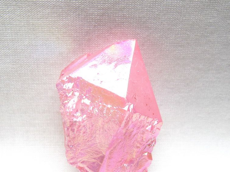 オーラクリスタル 原石 ローズピンク エレスチャル オーラ水晶 一点物 171-8607