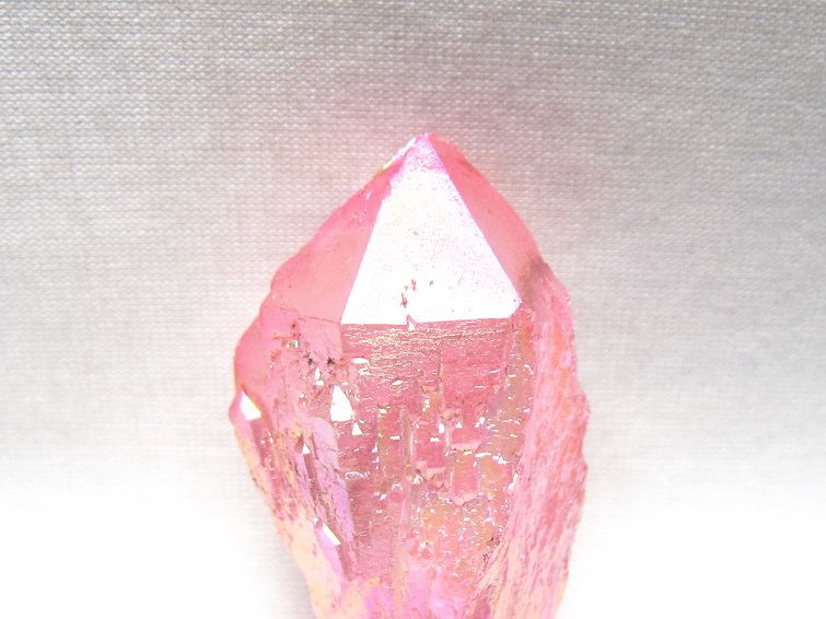 オーラクリスタル 原石 ローズピンク エレスチャル オーラ水晶 一点物 171-8608