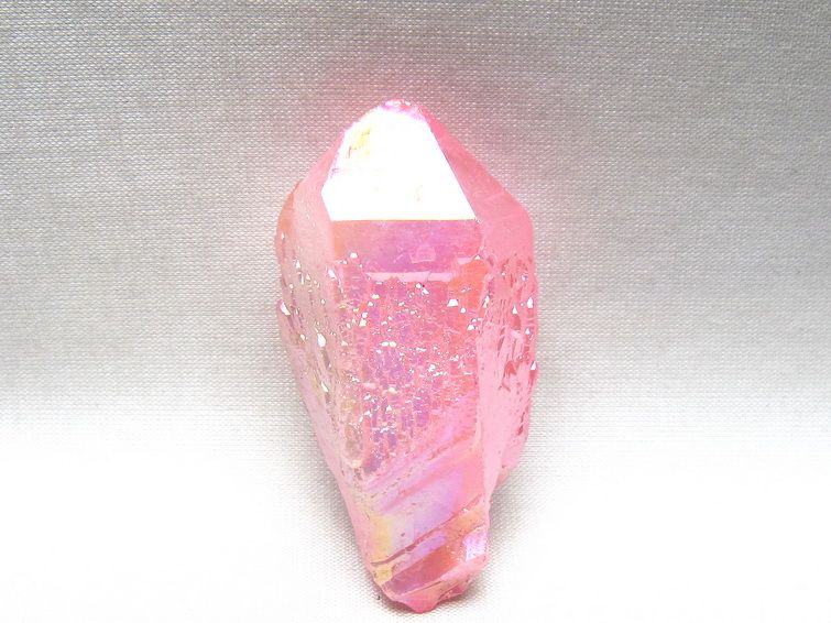 オーラクリスタル 原石 ローズピンク エレスチャル オーラ水晶 一点物 171-8610