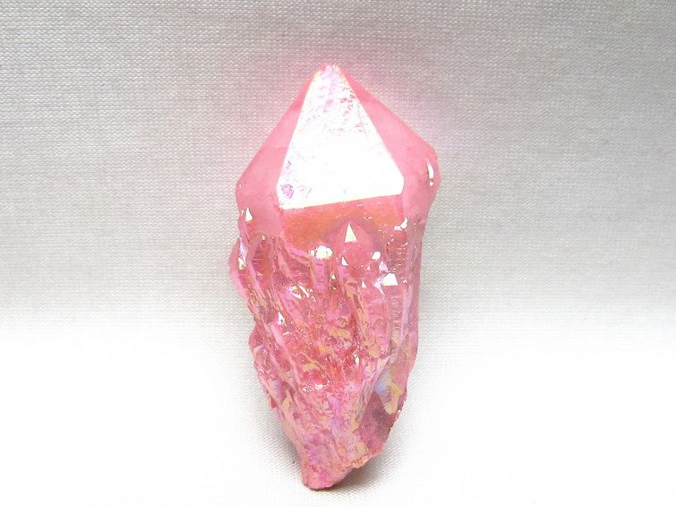 オーラクリスタル 原石 ローズピンク エレスチャル オーラ水晶 一点物 171-8611