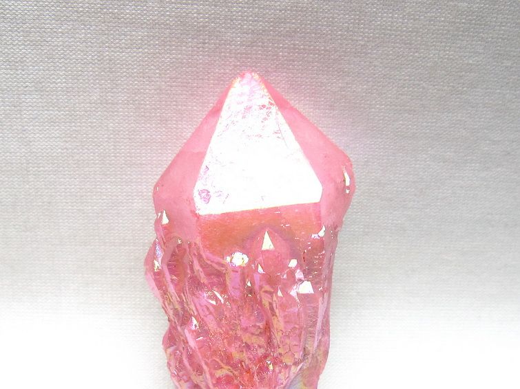 オーラクリスタル 原石 ローズピンク エレスチャル オーラ水晶 一点物 171-8611