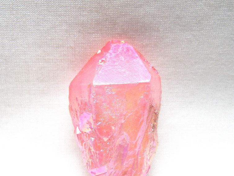 オーラクリスタル 原石 ローズピンク エレスチャル オーラ水晶 一点物 171-8613