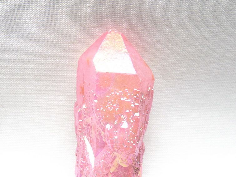 オーラクリスタル 原石 ローズピンク エレスチャル オーラ水晶 一点物 171-8616