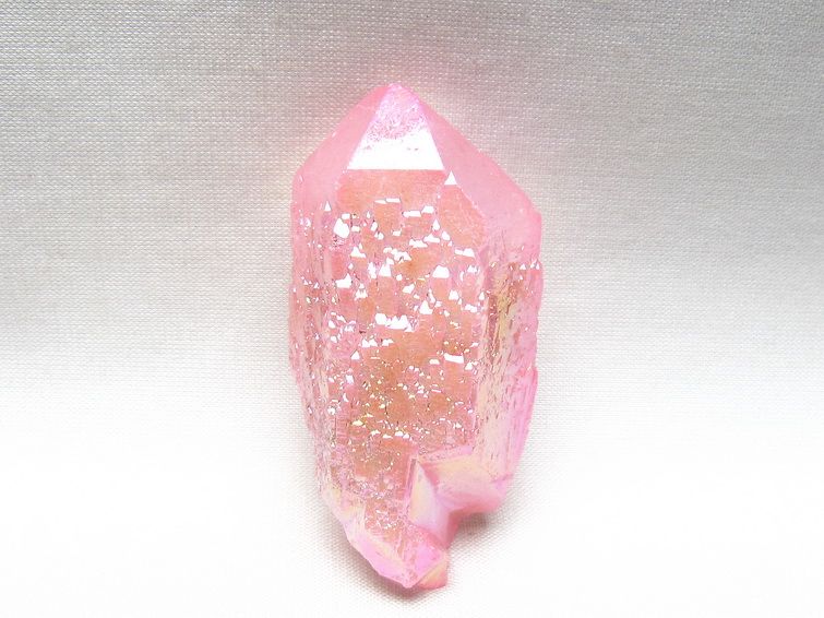 オーラクリスタル 原石 ローズピンク エレスチャル オーラ水晶 一点物 171-8617
