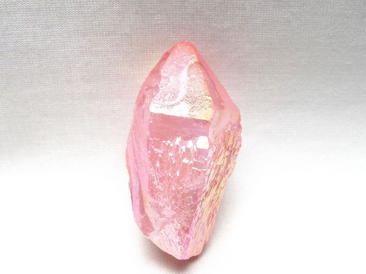 オーラクリスタル 原石 ローズピンク エレスチャル オーラ水晶 一点物 171-8618