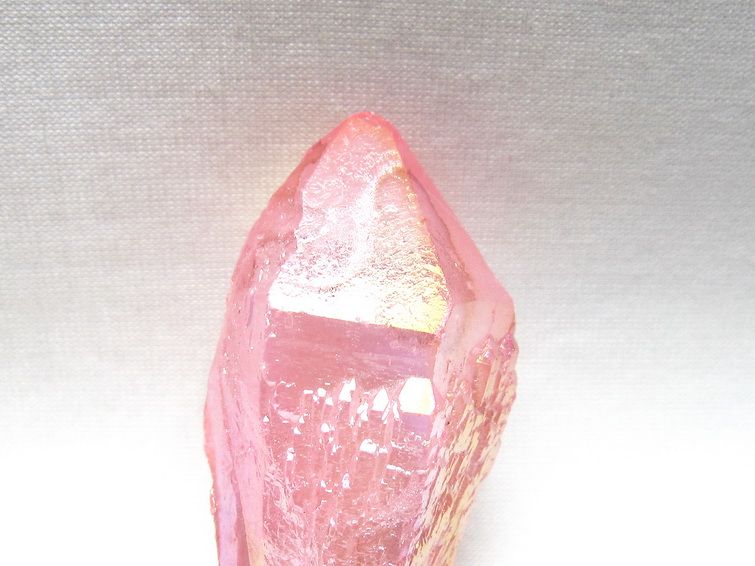 オーラクリスタル 原石 ローズピンク エレスチャル オーラ水晶 一点物 171-8618