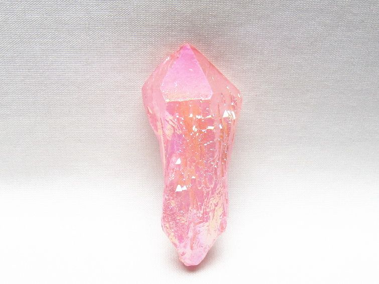 オーラクリスタル 原石 ローズピンク エレスチャル オーラ水晶 一点物 171-8621
