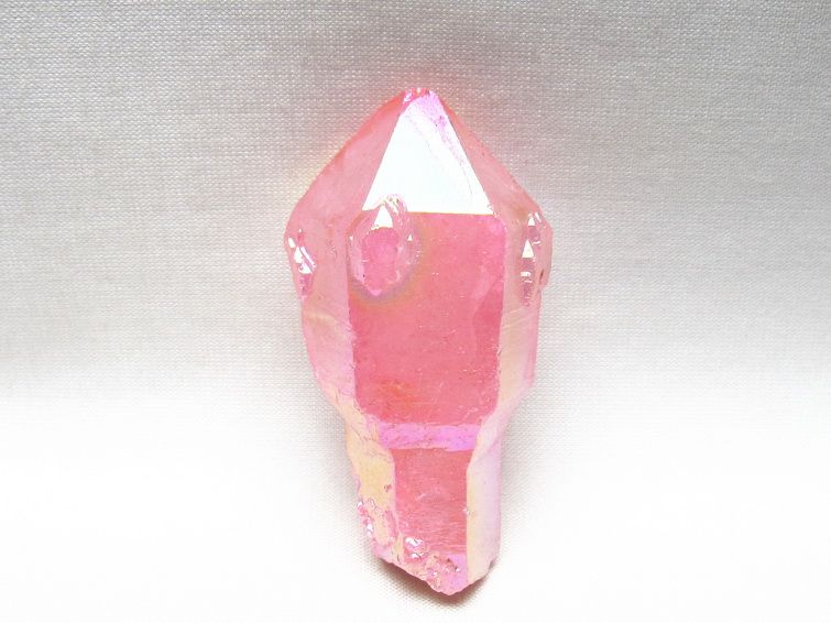 オーラクリスタル 原石 ローズピンク エレスチャル オーラ水晶 一点物 171-8622