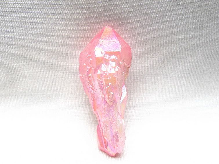 オーラクリスタル 原石 ローズピンク エレスチャル オーラ水晶 一点物 171-8624