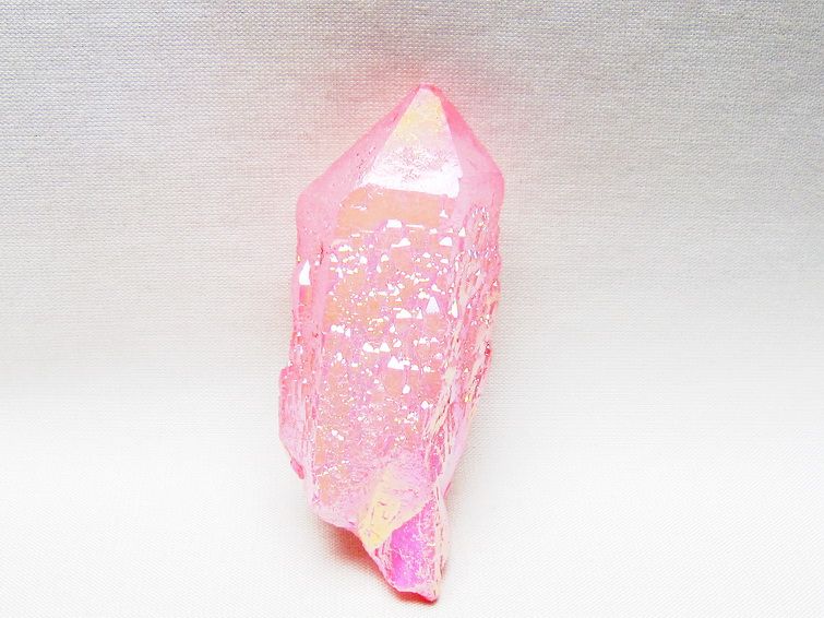 オーラクリスタル 原石 ローズピンク エレスチャル オーラ水晶 一点物 171-8625
