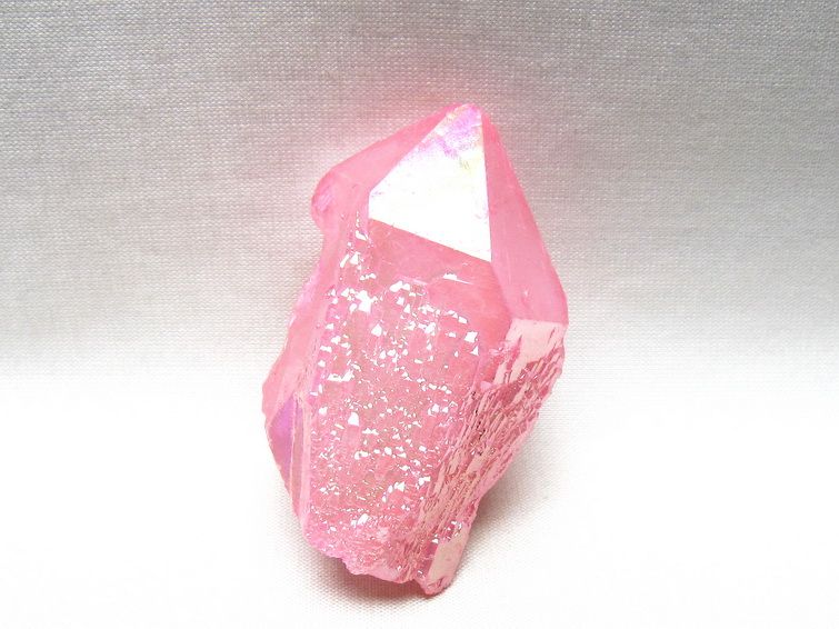 オーラクリスタル 原石 ローズピンク エレスチャル オーラ水晶 一点物 171-8628