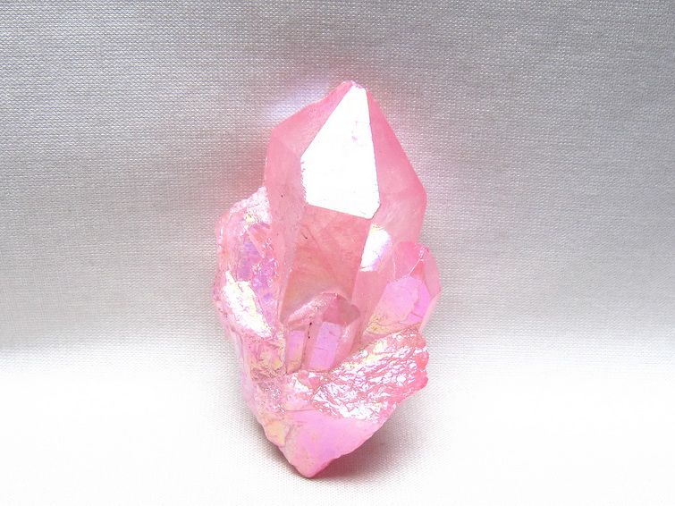 オーラクリスタル 原石 ローズピンク エレスチャル オーラ水晶 一点物 171-8631