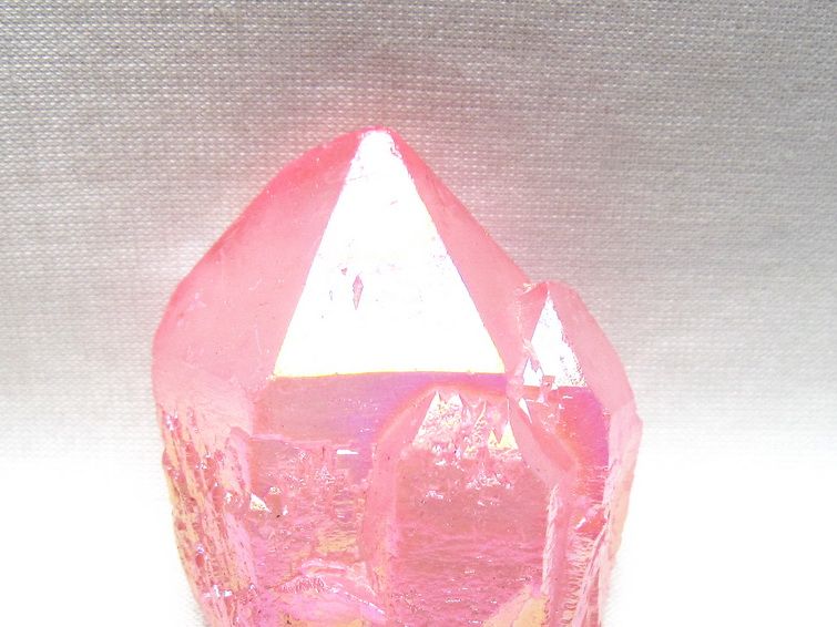 オーラクリスタル 原石 ローズピンク エレスチャル オーラ水晶 一点物 171-8634