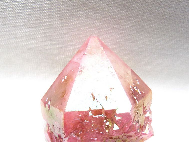 オーラクリスタル 原石 ローズピンク エレスチャル オーラ水晶 一点物 171-8635