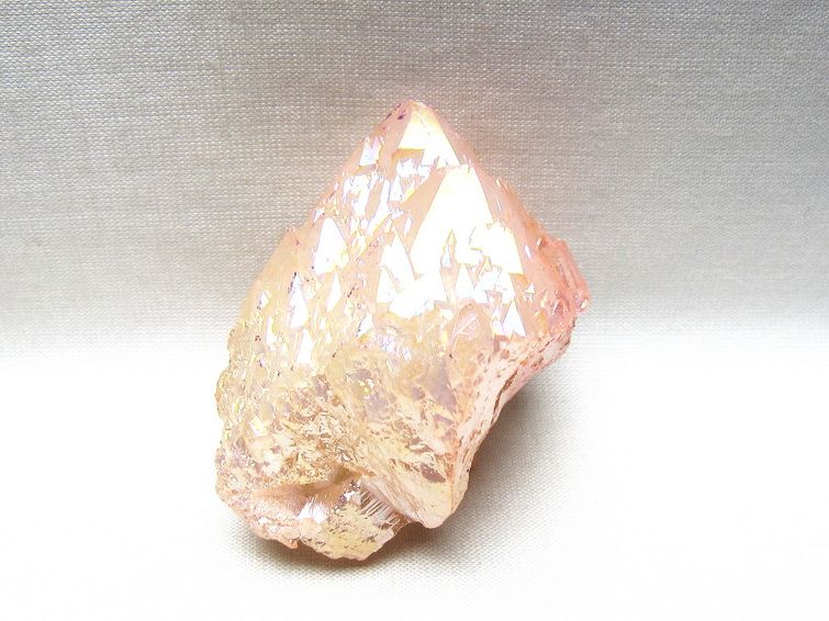 オーラクリスタル 原石 ローズピンク エレスチャル オーラ水晶 一点物 171-8636