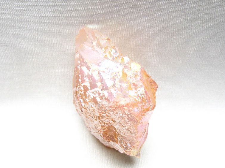 オーラクリスタル 原石 ローズピンク エレスチャル オーラ水晶 一点物 171-8640