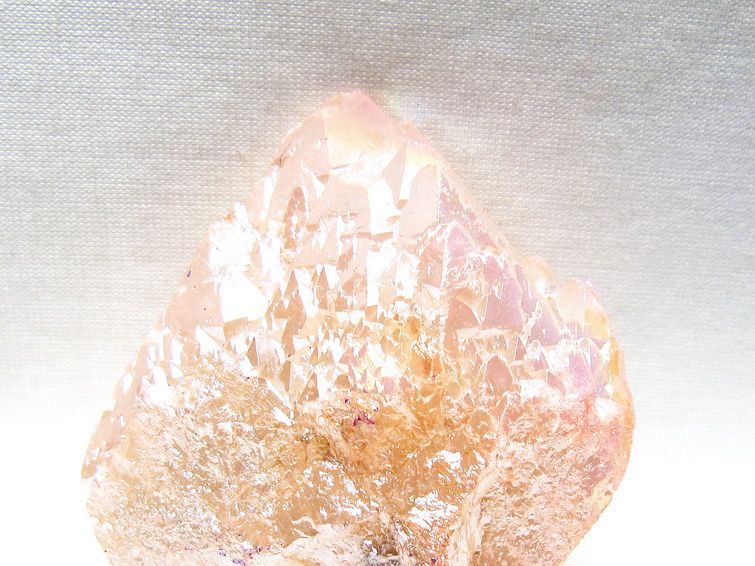 オーラクリスタル 原石 ローズピンク エレスチャル オーラ水晶 一点物 171-8640