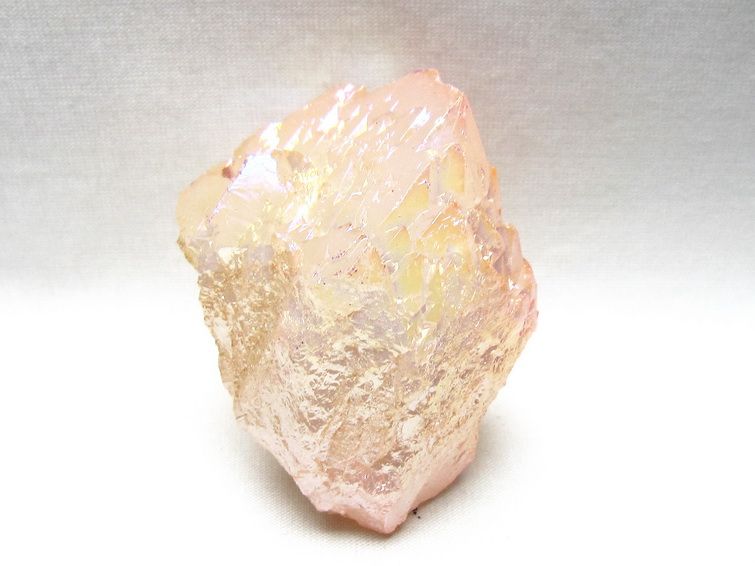 オーラクリスタル 原石 ローズピンク エレスチャル オーラ水晶 一点物 171-8641