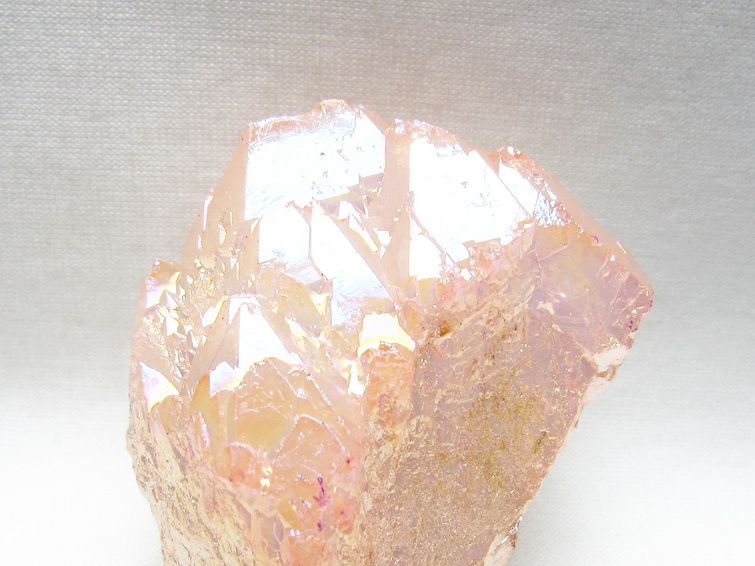 オーラクリスタル 原石 ローズピンク エレスチャル オーラ水晶 一点物 171-8641