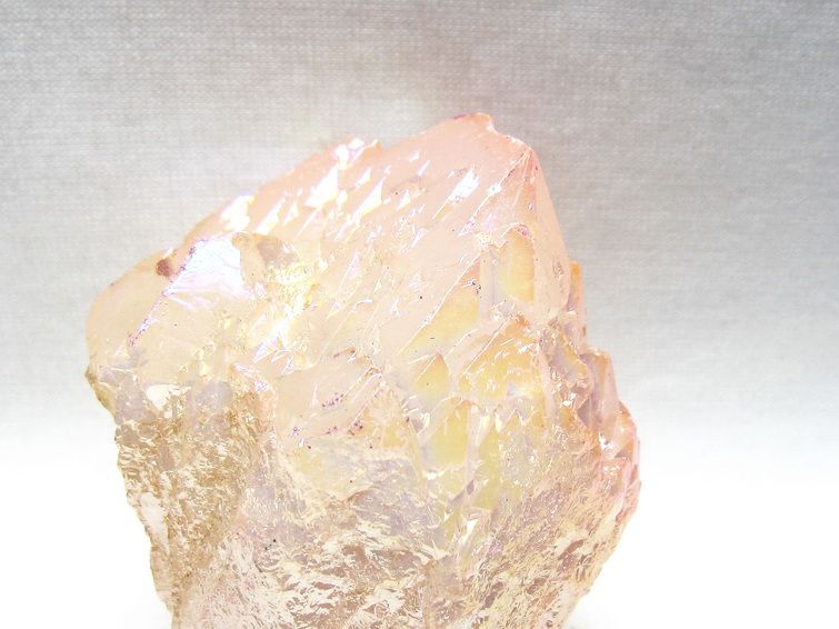 オーラクリスタル 原石 ローズピンク エレスチャル オーラ水晶 一点物 171-8641