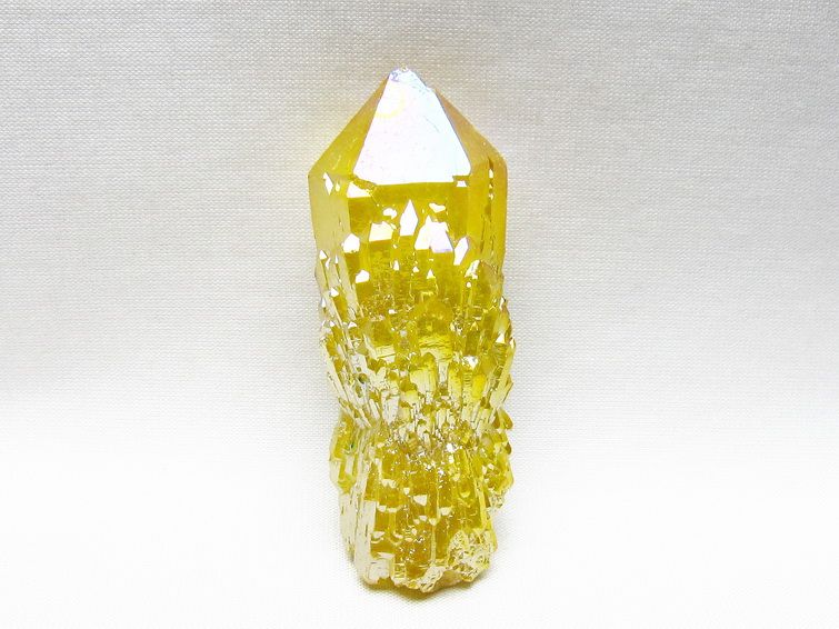 オーラクリスタル 原石 イエロー エレスチャル オーラ水晶 一点物 171-8644