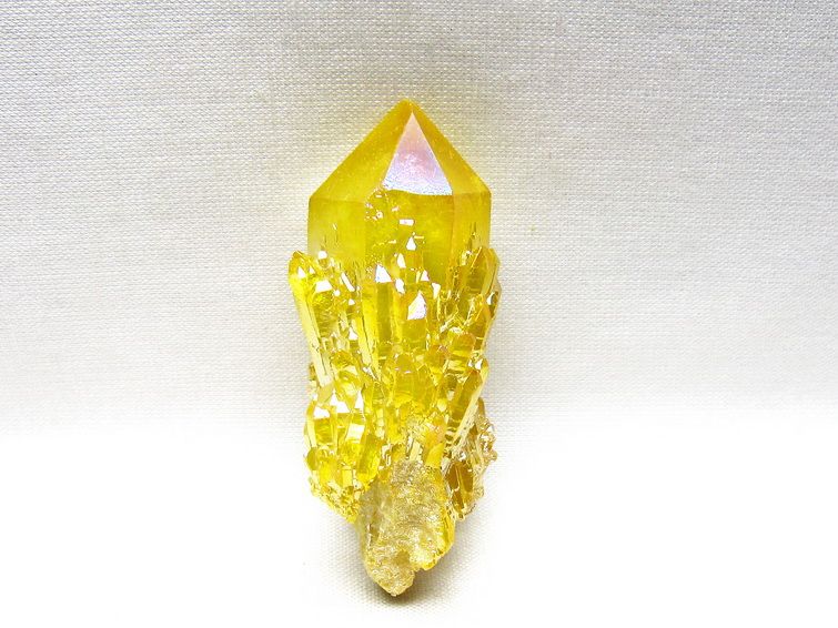 オーラクリスタル 原石 イエロー エレスチャル オーラ水晶 一点物 171-8650
