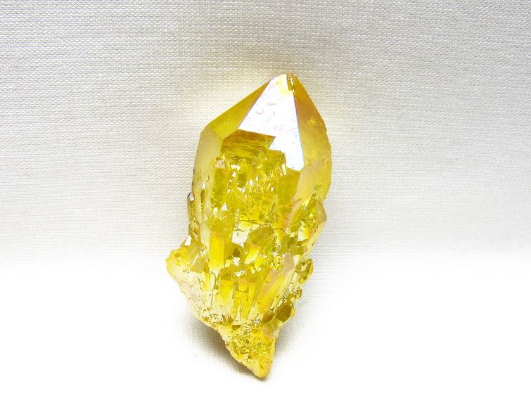 オーラクリスタル 原石 イエロー エレスチャル オーラ水晶 一点物 171-8652