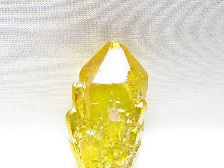 オーラクリスタル 原石 イエロー エレスチャル オーラ水晶 一点物 171-8652
