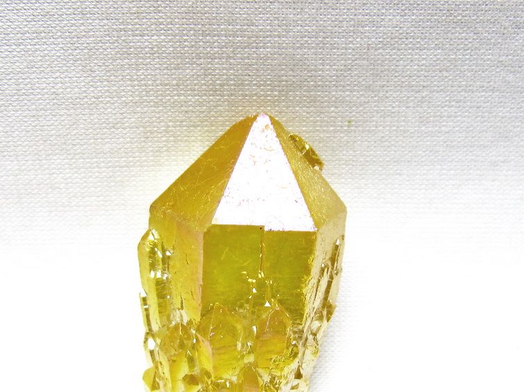 オーラクリスタル 原石 イエロー エレスチャル オーラ水晶 一点物 171-8657
