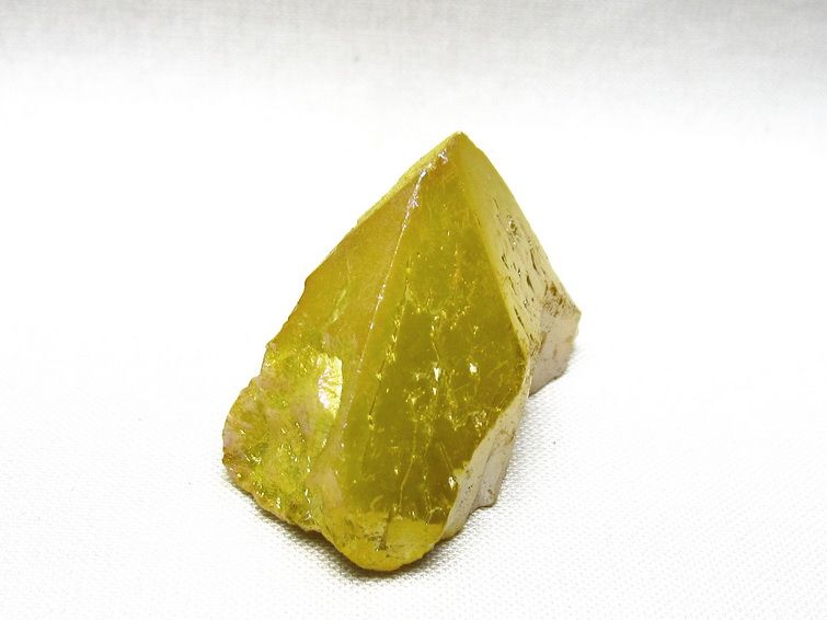 オーラクリスタル 原石 イエロー エレスチャル オーラ水晶 一点物 171-8658