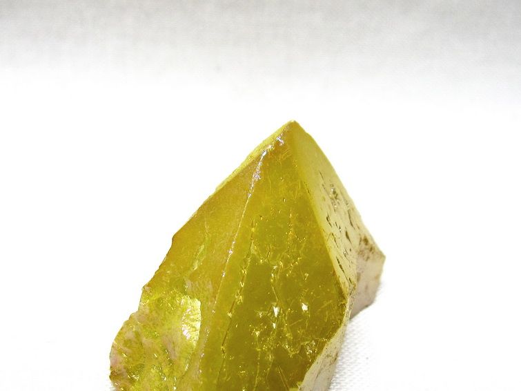 オーラクリスタル 原石 イエロー エレスチャル オーラ水晶 一点物 171-8658