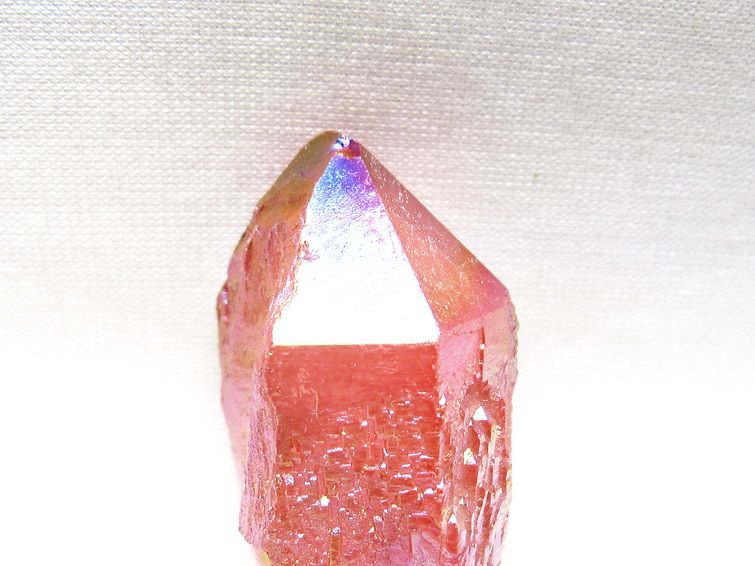 オーラクリスタル 原石 レッド エレスチャル オーラ水晶 一点物 171-8661
