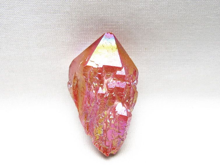 オーラクリスタル 原石 レッド エレスチャル オーラ水晶 一点物 171-8664