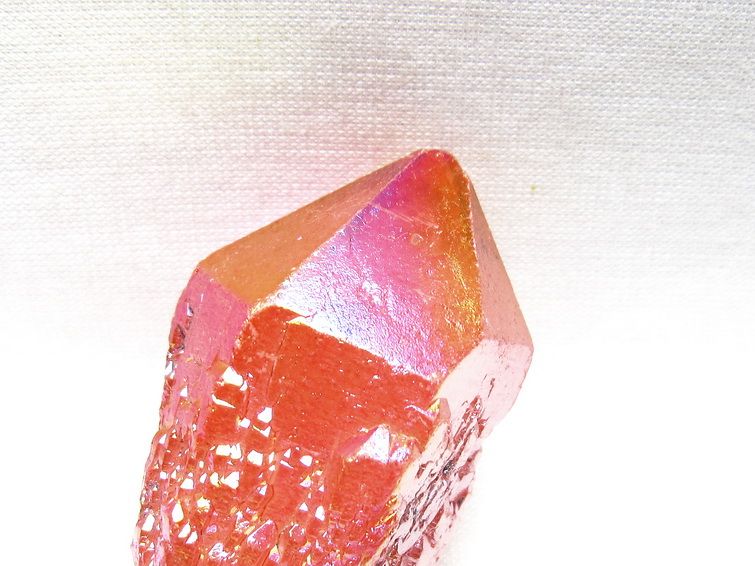 オーラクリスタル 原石 レッド エレスチャル オーラ水晶 一点物 171-8665