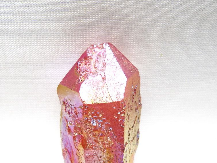 オーラクリスタル 原石 レッド エレスチャル オーラ水晶 一点物 171-8666