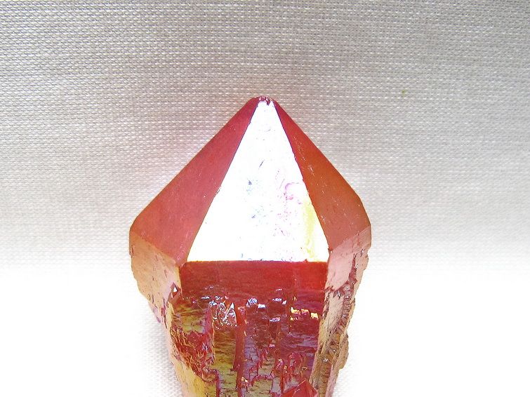 オーラクリスタル 原石 レッド エレスチャル オーラ水晶 一点物 171-8667