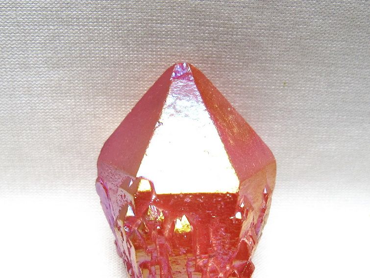 オーラクリスタル 原石 レッド エレスチャル オーラ水晶 一点物 171-8668