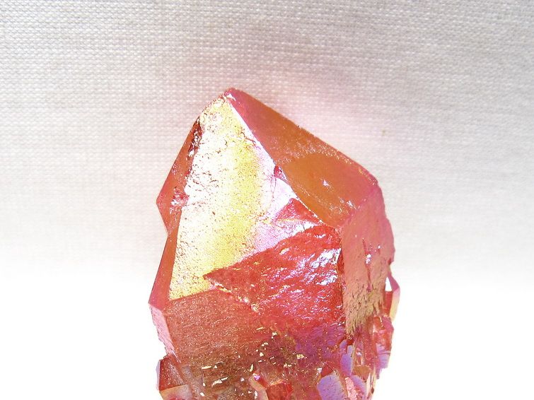 オーラクリスタル 原石 レッド エレスチャル オーラ水晶 一点物 171-8669