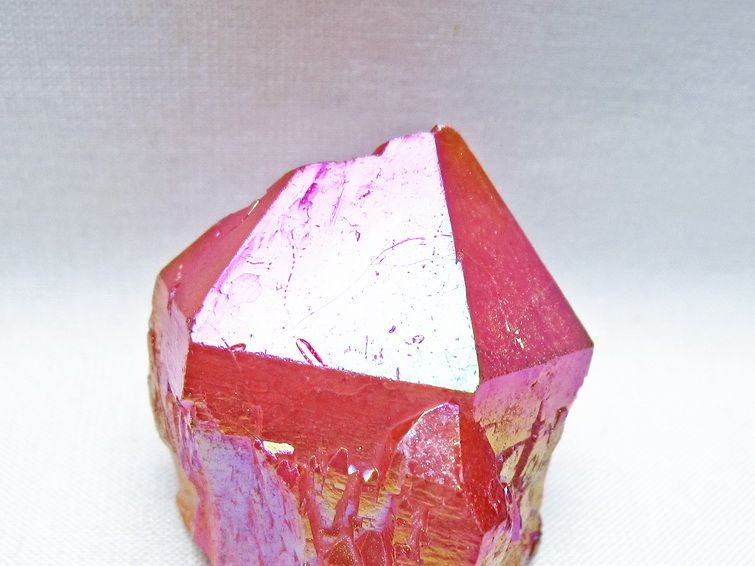 オーラクリスタル 原石 レッド エレスチャル オーラ水晶 一点物 171-8671