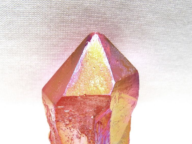 オーラクリスタル 原石 レッド エレスチャル オーラ水晶 一点物 171-8672