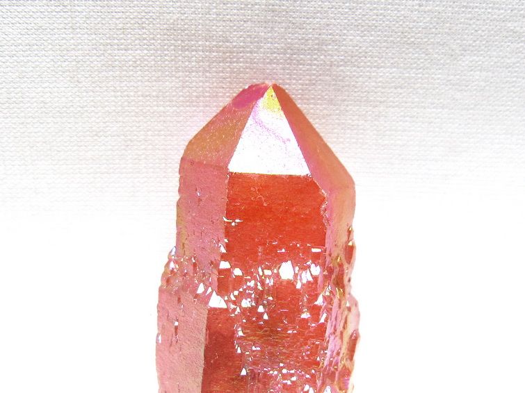 オーラクリスタル 原石 レッド エレスチャル オーラ水晶 一点物 171-8674