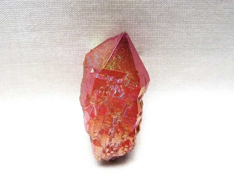 オーラクリスタル 原石 レッド エレスチャル オーラ水晶 一点物 171-8682