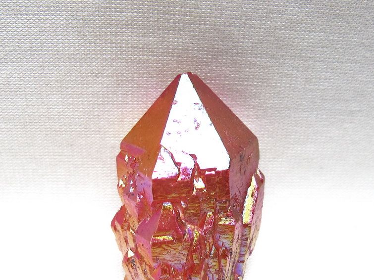 オーラクリスタル 原石 レッド エレスチャル オーラ水晶 一点物 171-8682