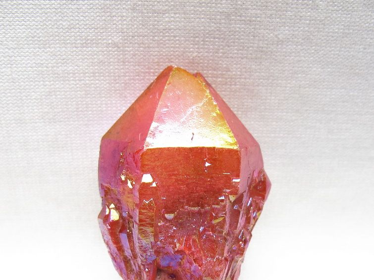 オーラクリスタル 原石 レッド エレスチャル オーラ水晶 一点物 171-8683