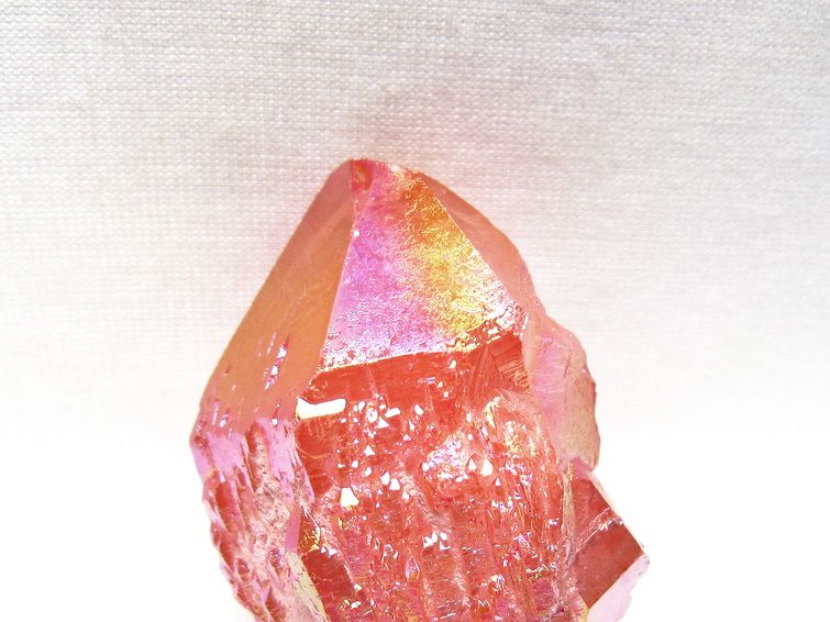 オーラクリスタル 原石 レッド エレスチャル オーラ水晶 一点物 171-8688