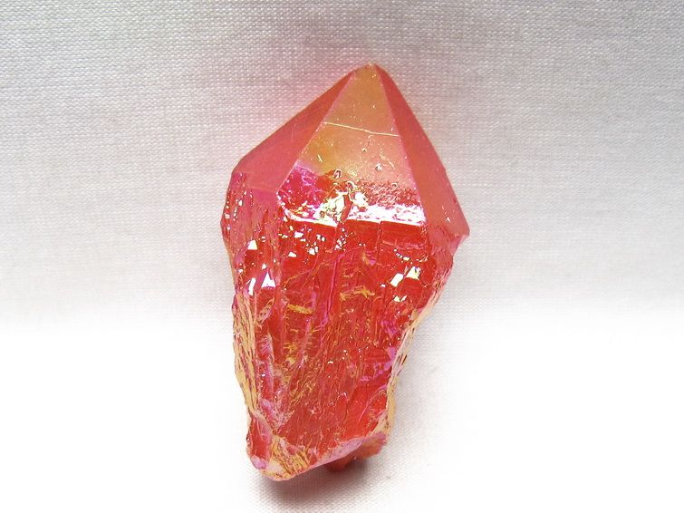 オーラクリスタル 原石 レッド エレスチャル オーラ水晶 一点物 171-8693