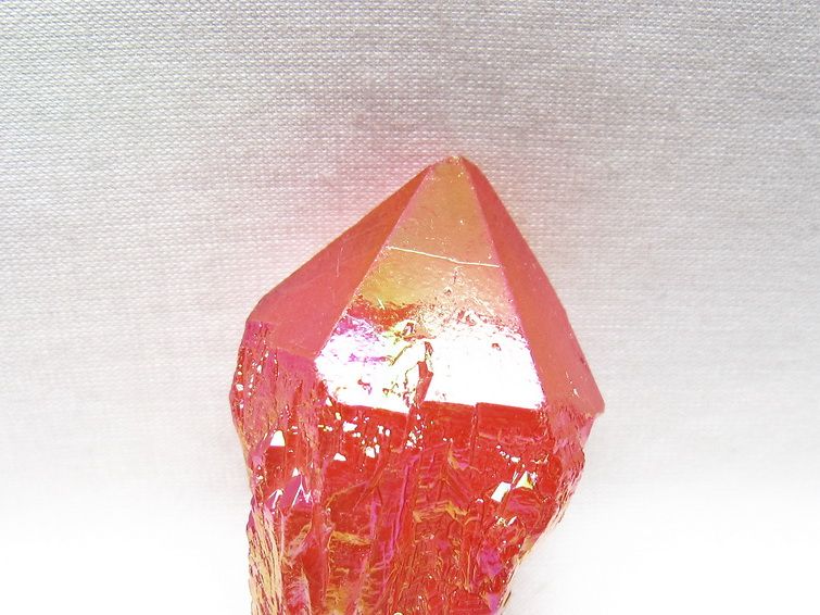 オーラクリスタル 原石 レッド エレスチャル オーラ水晶 一点物 171-8693
