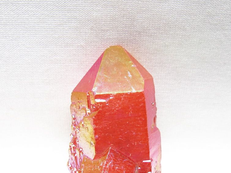 オーラクリスタル 原石 レッド エレスチャル オーラ水晶 一点物 171-8694