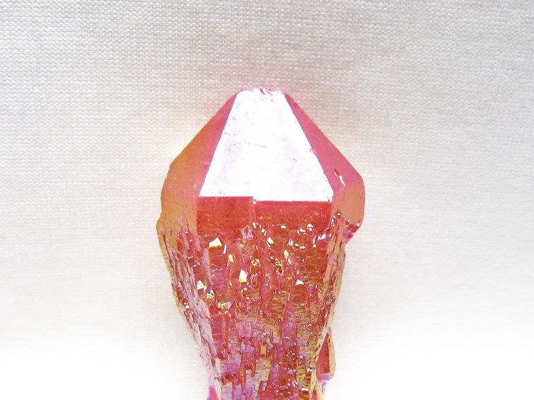 オーラクリスタル 原石 レッド エレスチャル オーラ水晶 一点物 171-8700